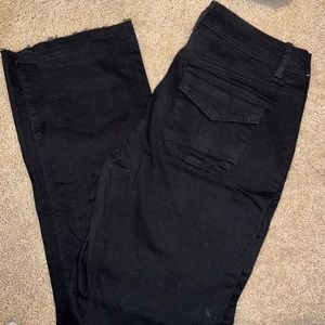 Black cargo pants